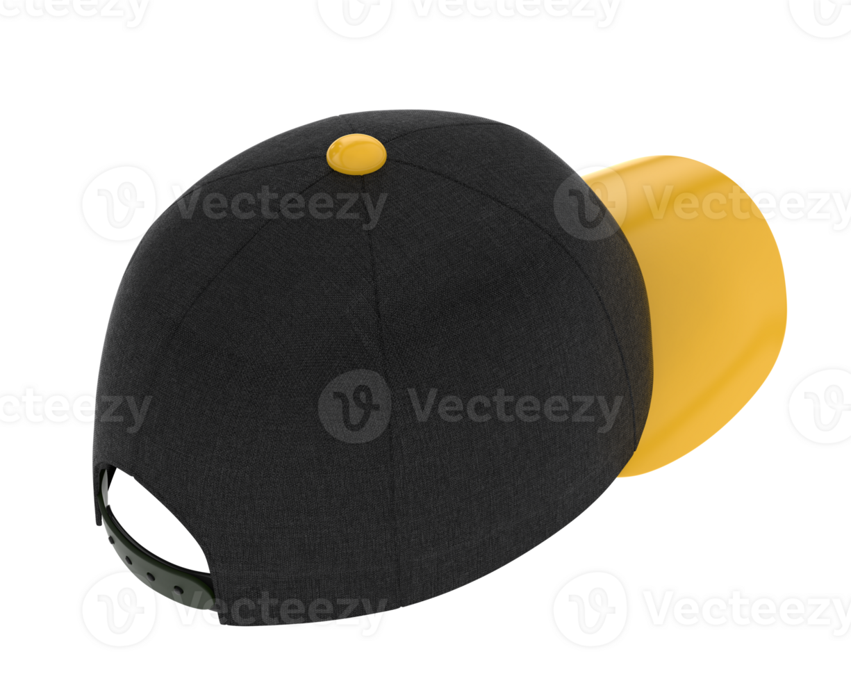 Baseball hat isolated on background. 3d rendering - illustration png