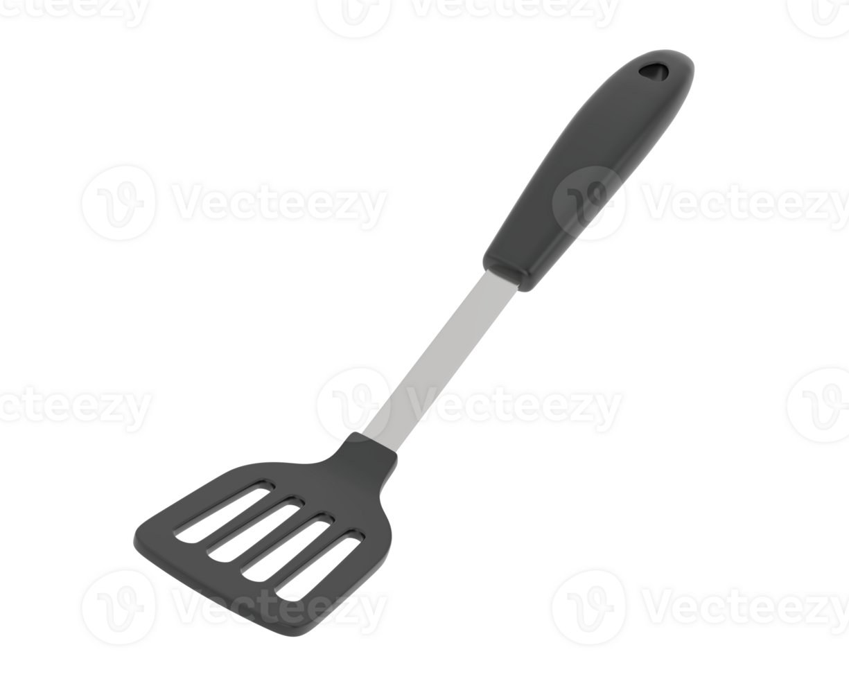 Spatula isolated on background. 3d rendering - illustration png