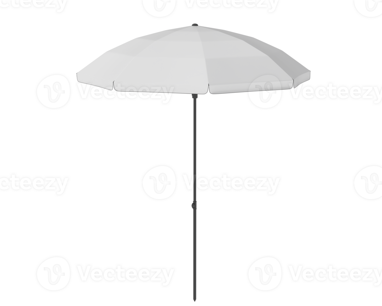 Umbrella isolated on background. 3d rendering - illustration png