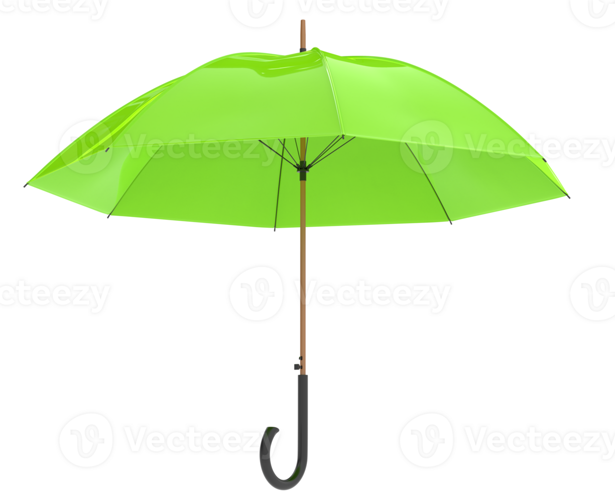 Umbrella isolated on background. 3d rendering - illustration png