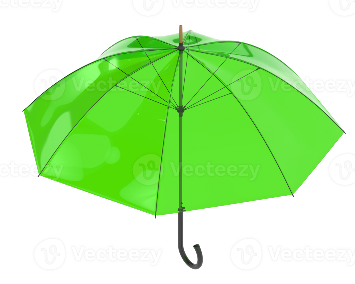 Umbrella isolated on background. 3d rendering - illustration png