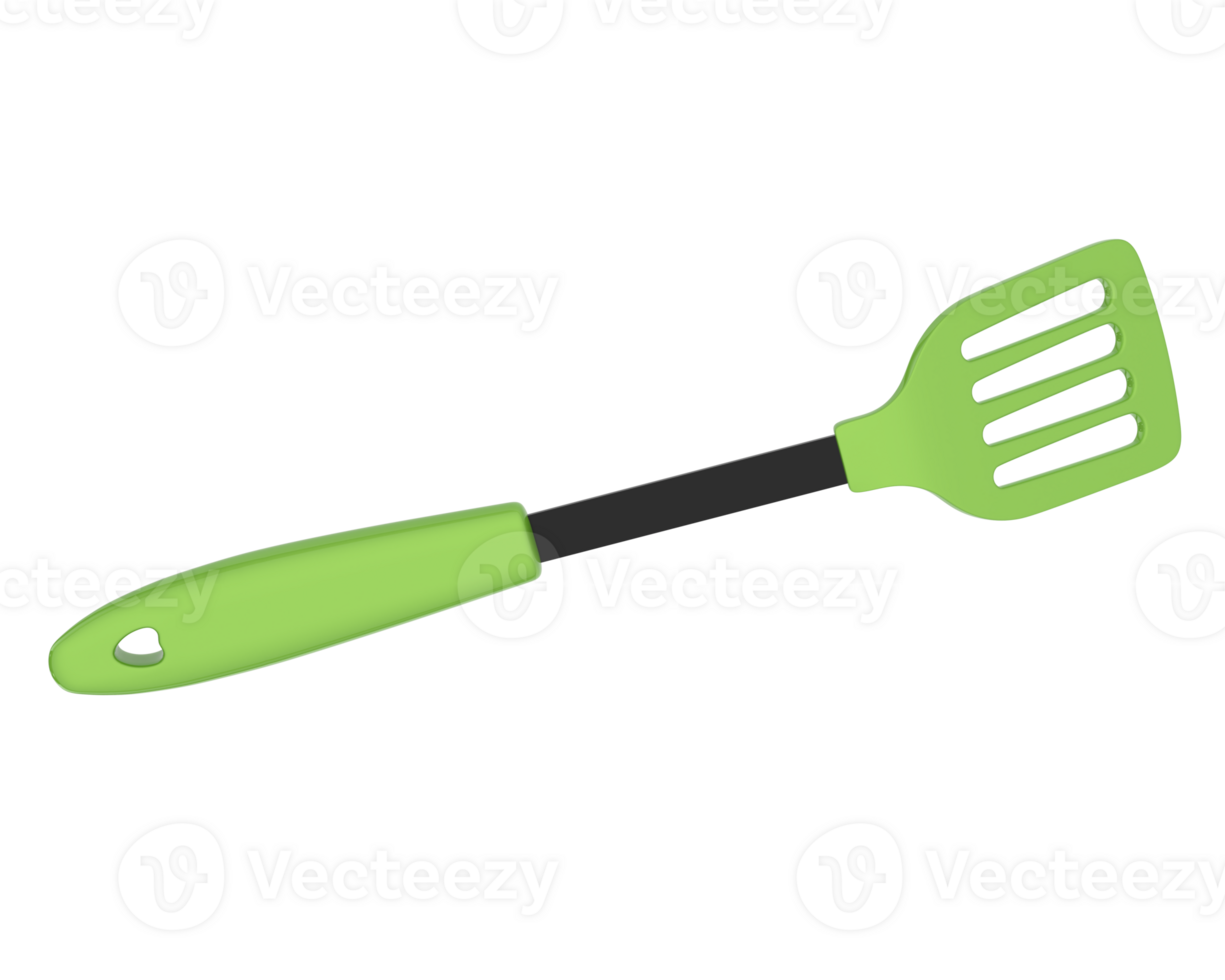 Spatula isolated on background. 3d rendering - illustration png