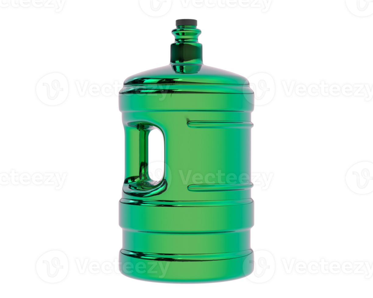 Water jug isolated on background. 3d rendering - illustration png