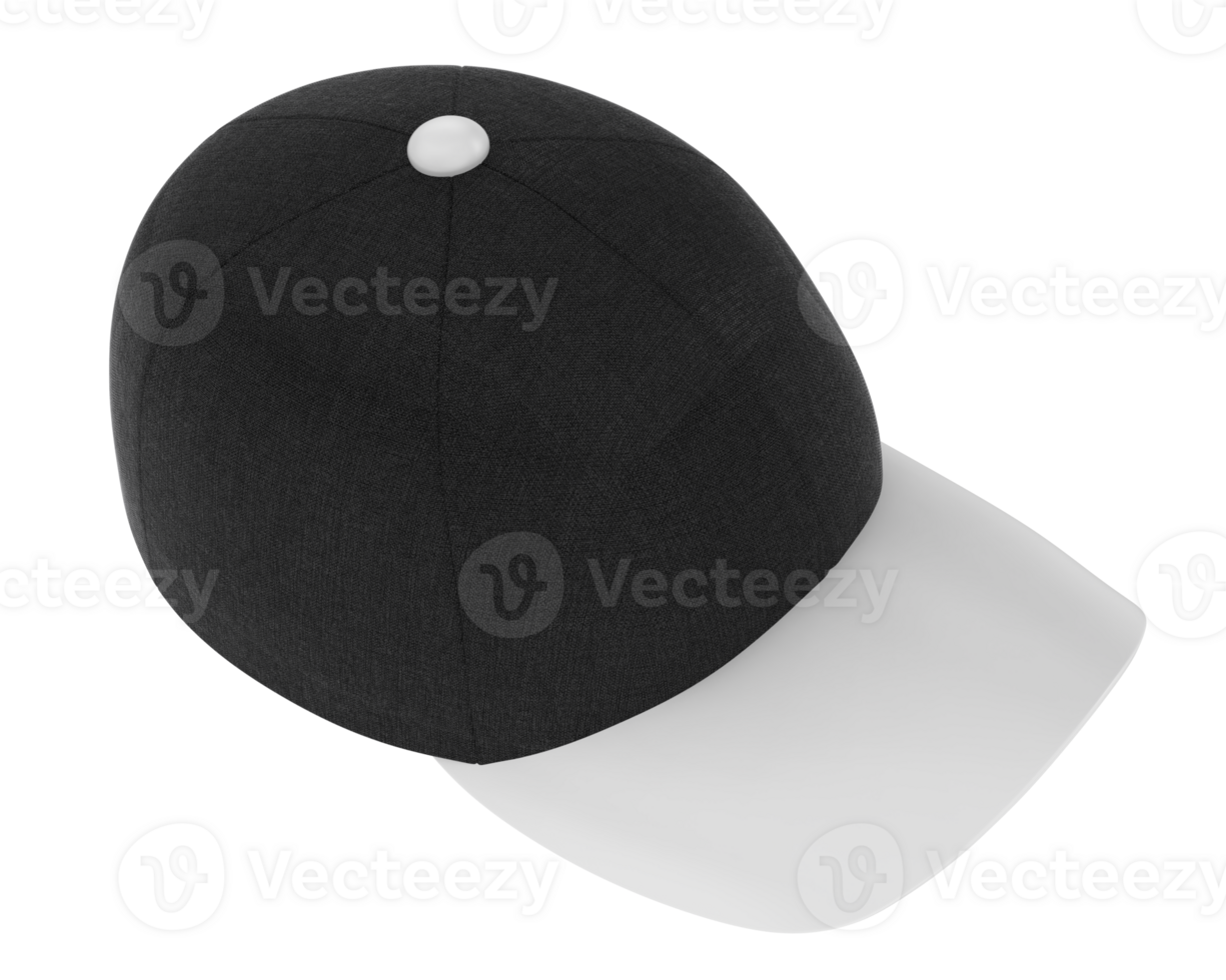 Baseball hat isolated on background. 3d rendering - illustration png
