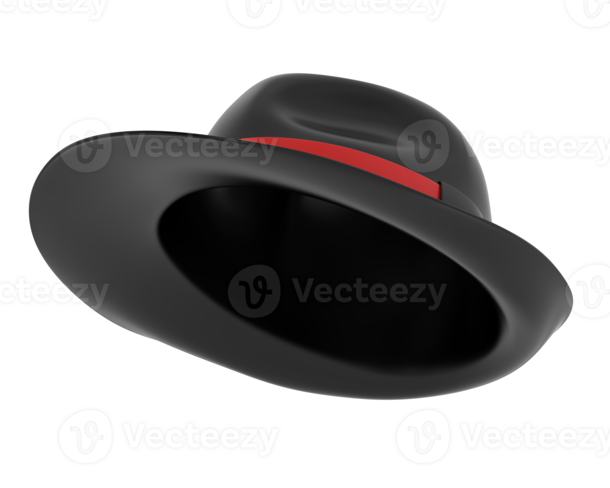 Hat isolated on background. 3d rendering - illustration png