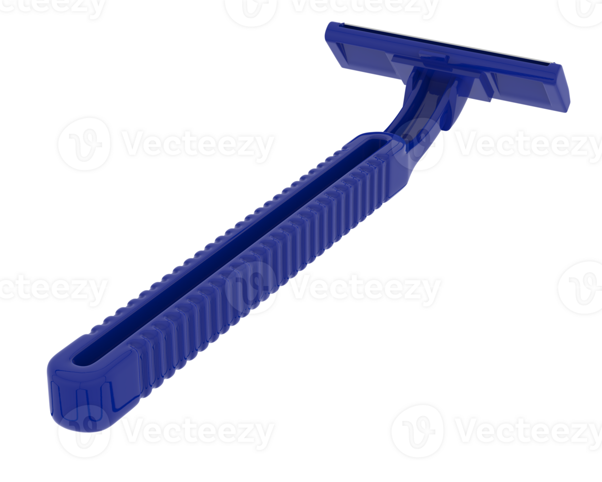 Shaving razor isolated on background. 3d rendering - illustration png