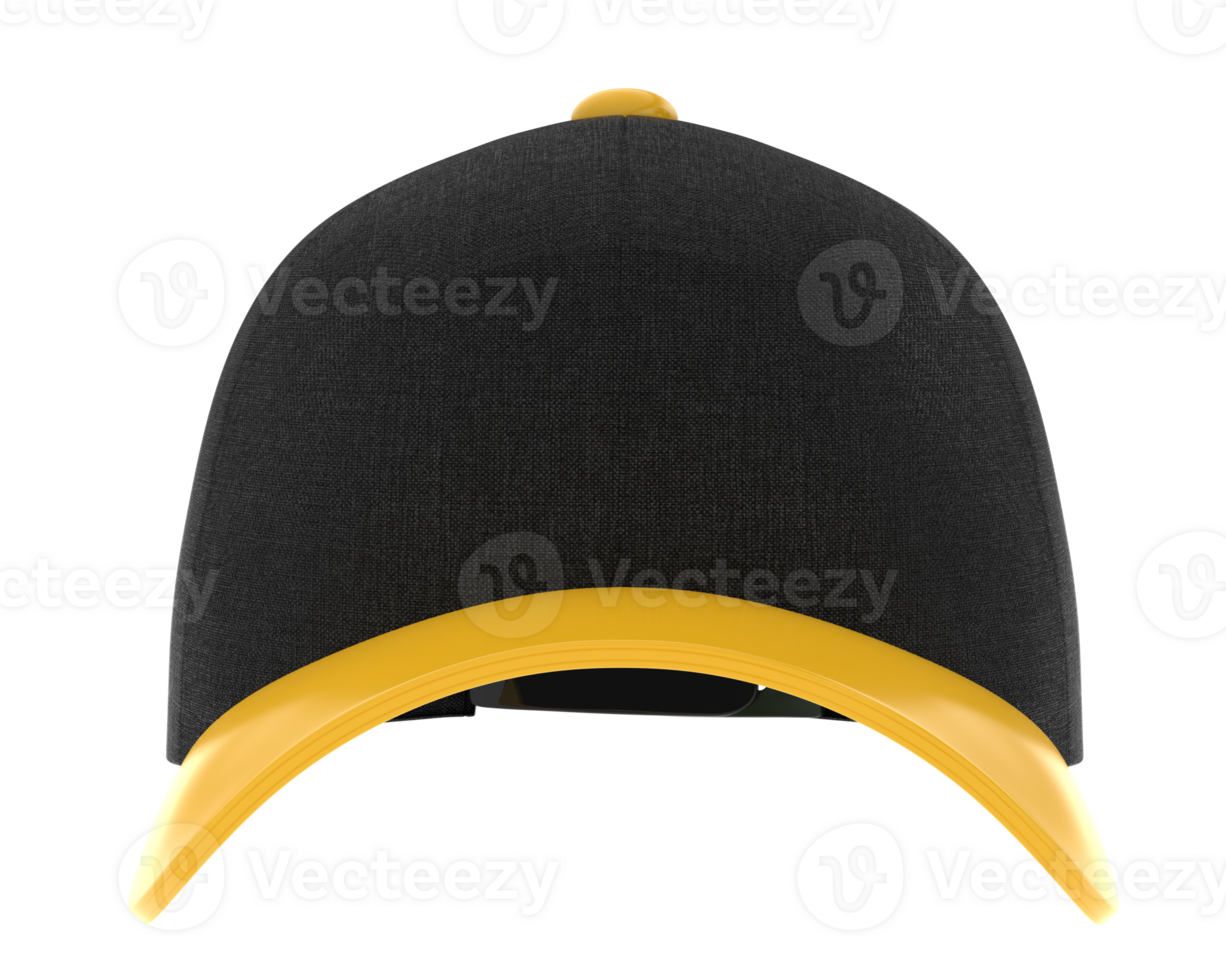 Baseball hat isolated on background. 3d rendering - illustration png