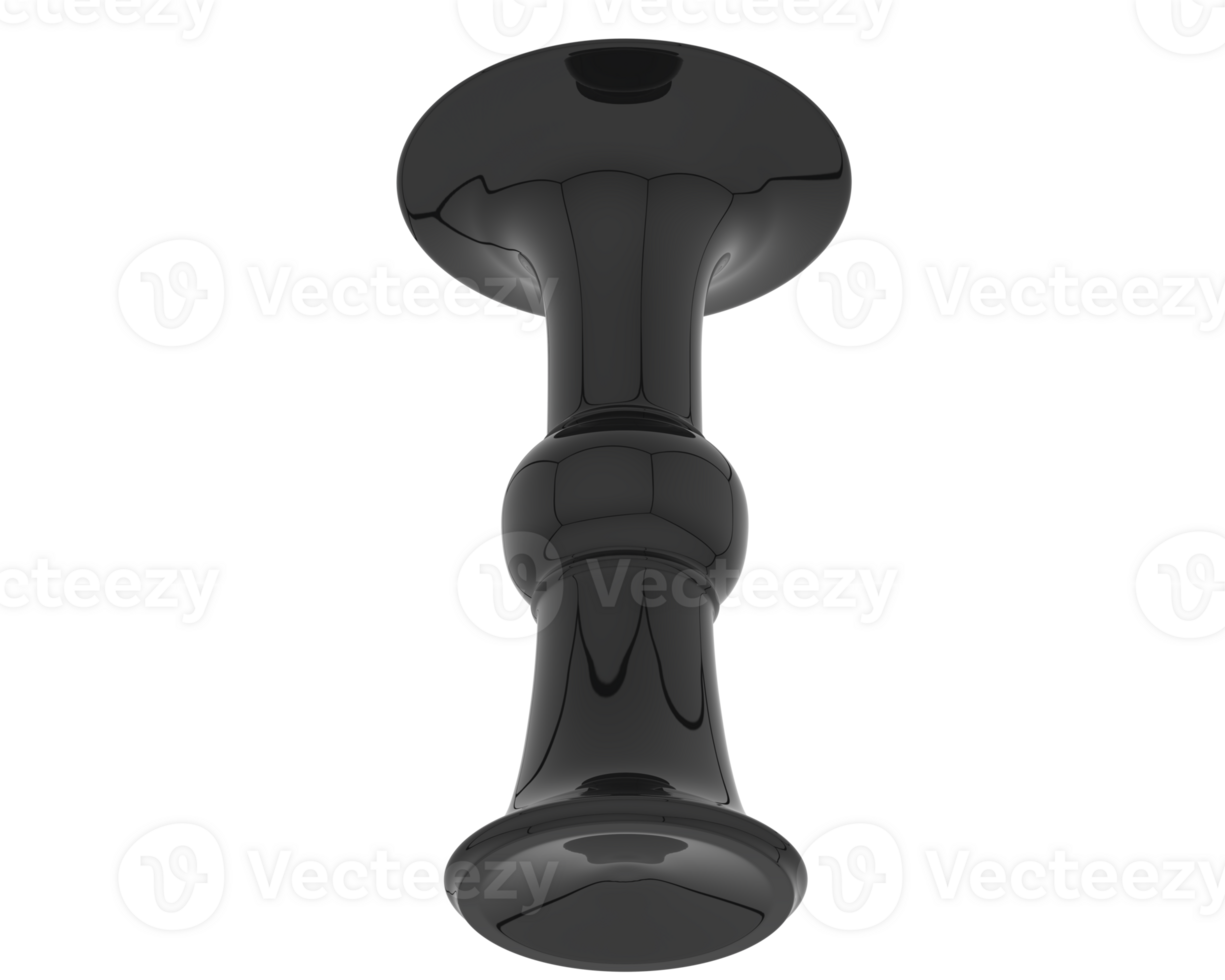 Decoration vase isolated on background. 3d rendering - illustration png