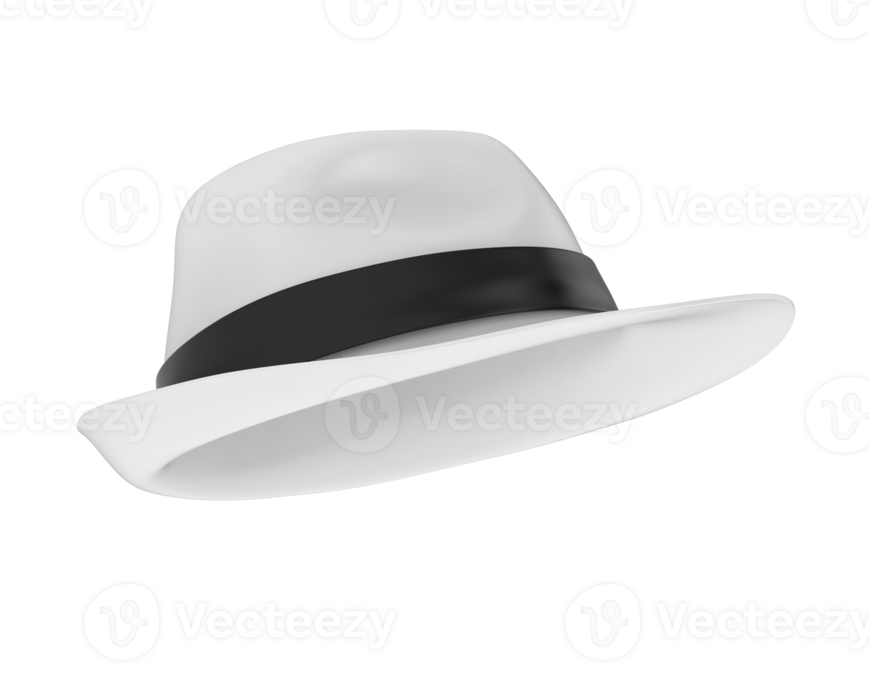 Hat isolated on background. 3d rendering - illustration png