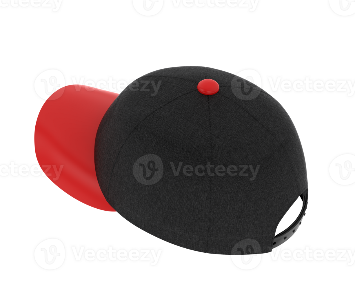 Baseball hat isolated on background. 3d rendering - illustration png