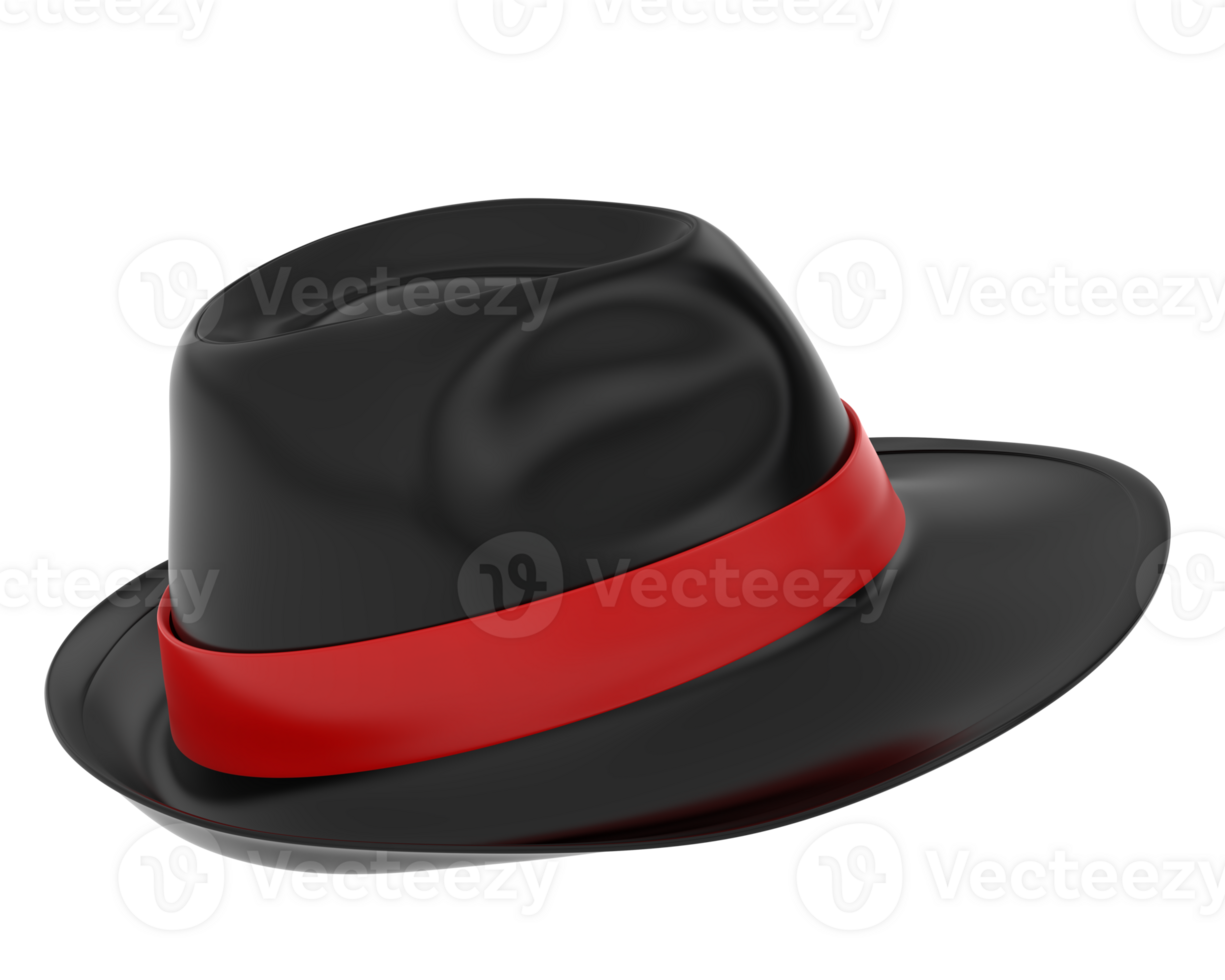 Hat isolated on background. 3d rendering - illustration png