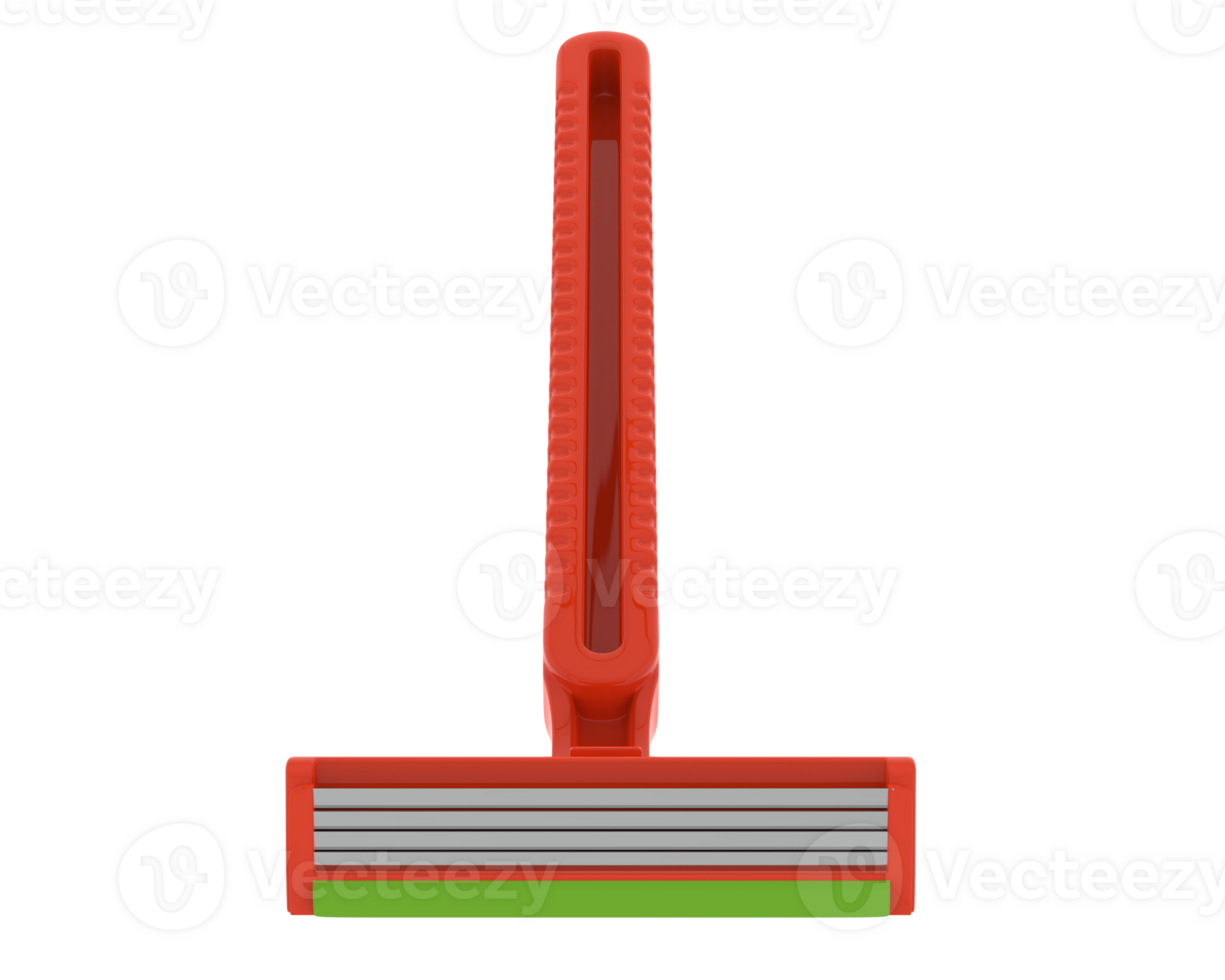 Shaving razor isolated on background. 3d rendering - illustration png
