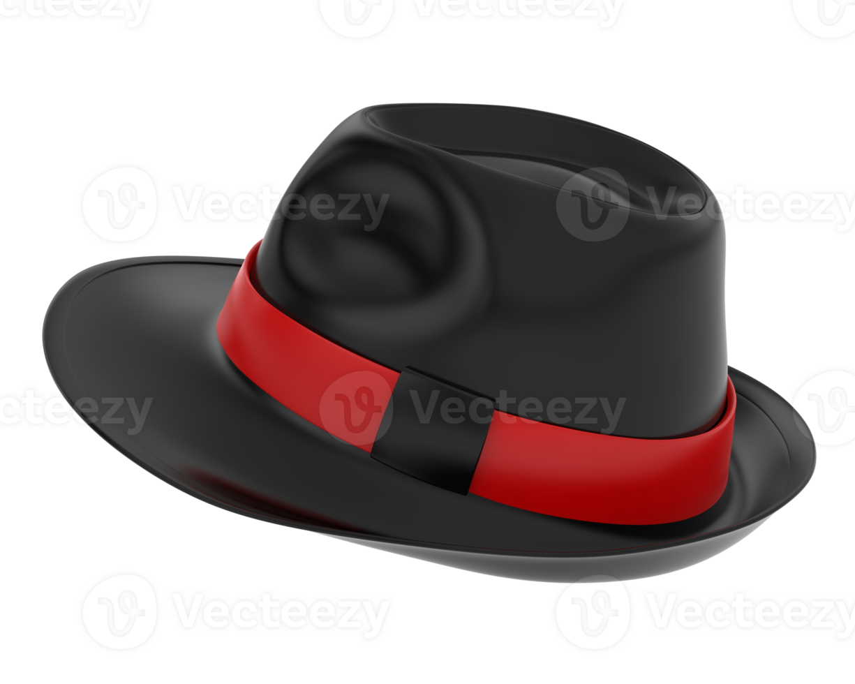 Hat isolated on background. 3d rendering - illustration png