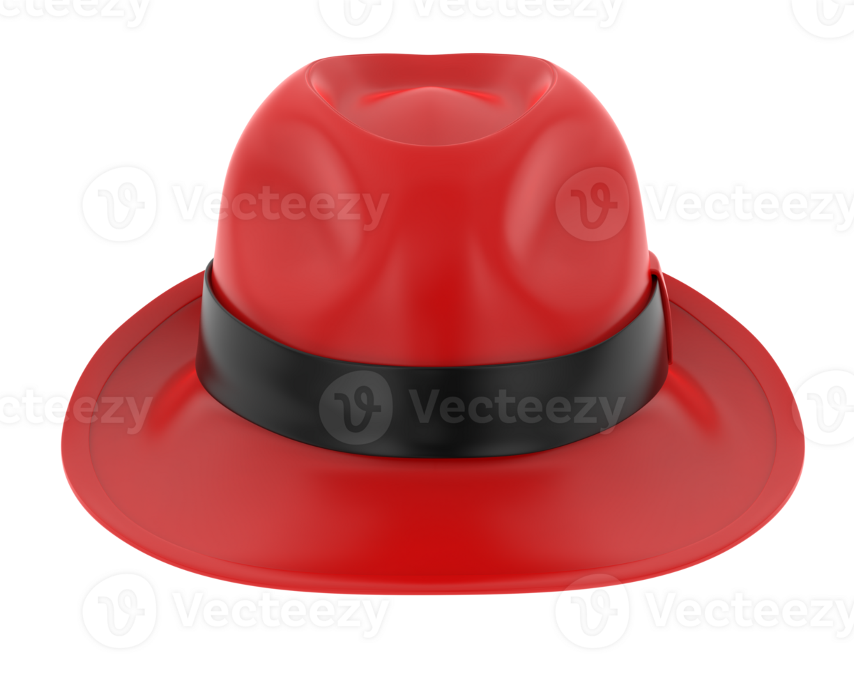 Hat isolated on background. 3d rendering - illustration png