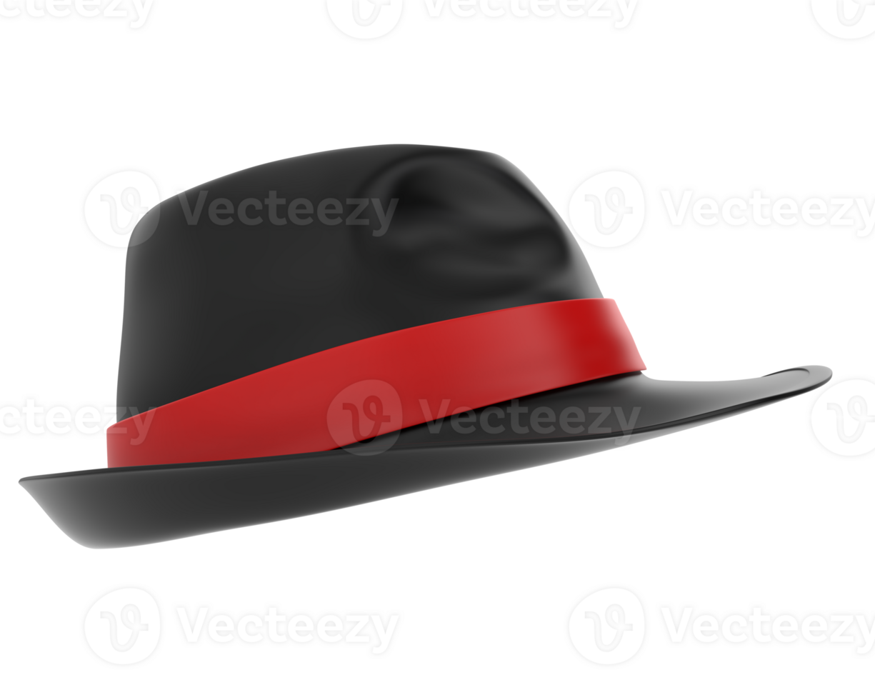 Hat isolated on background. 3d rendering - illustration png