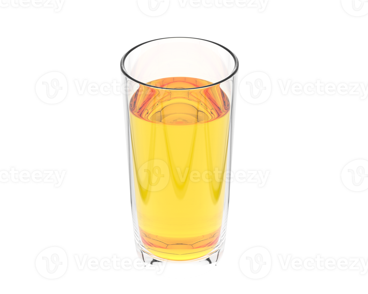 Glass isolated on background. 3d rendering - illustration png