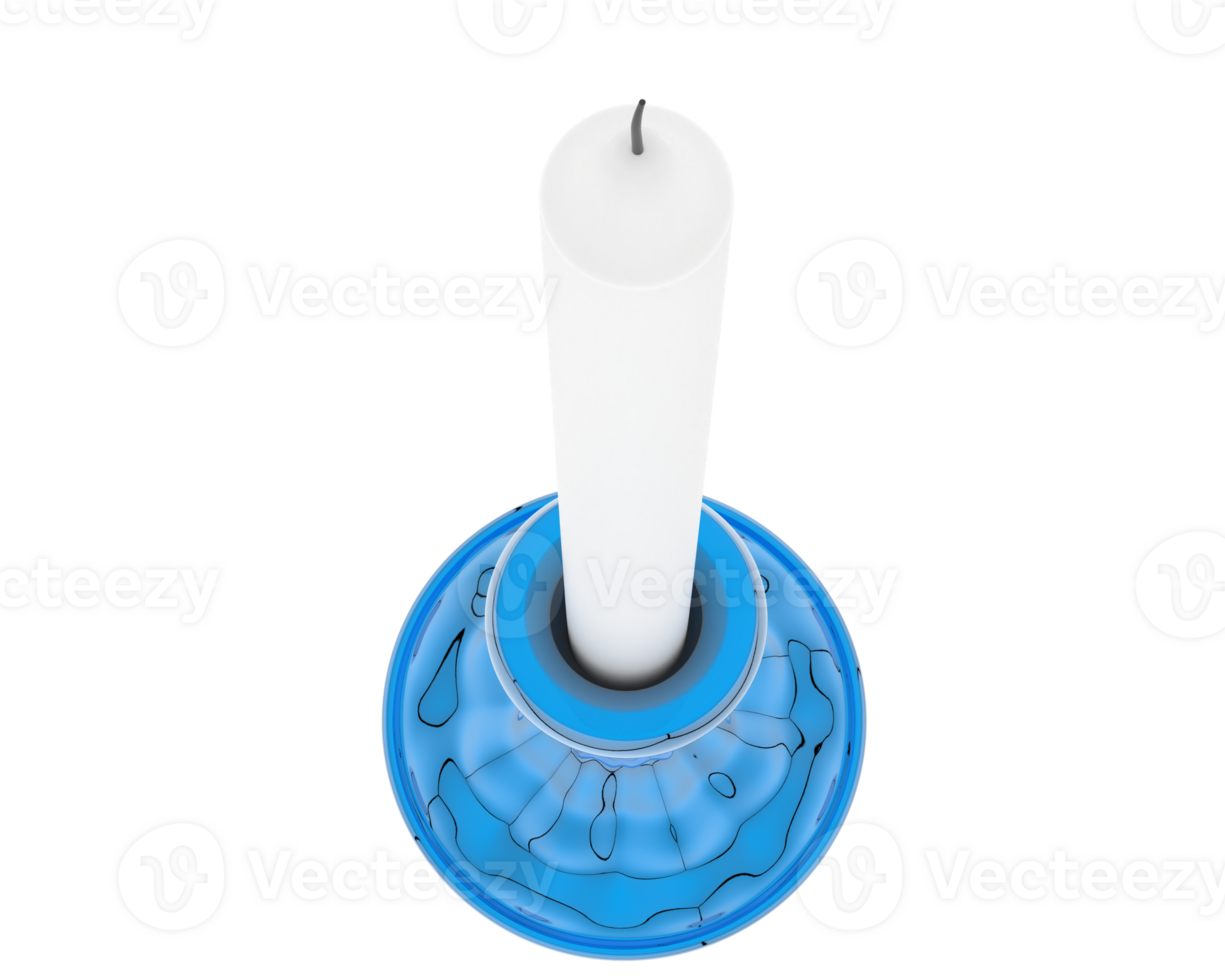 Candlestick isolated on background. 3d rendering - illustration png