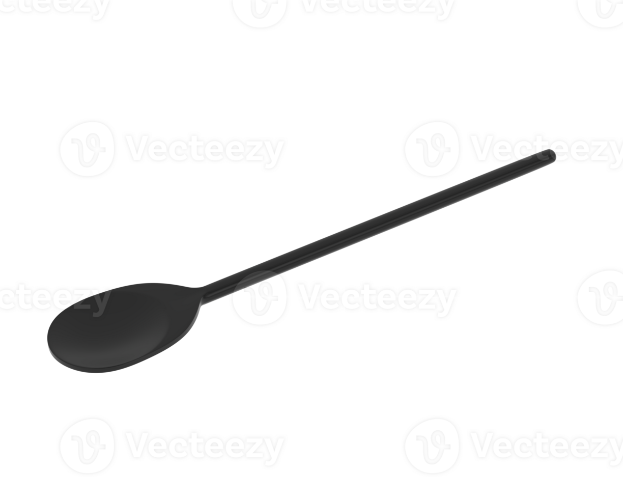 Spoon isolated on background. 3d rendering - illustration png