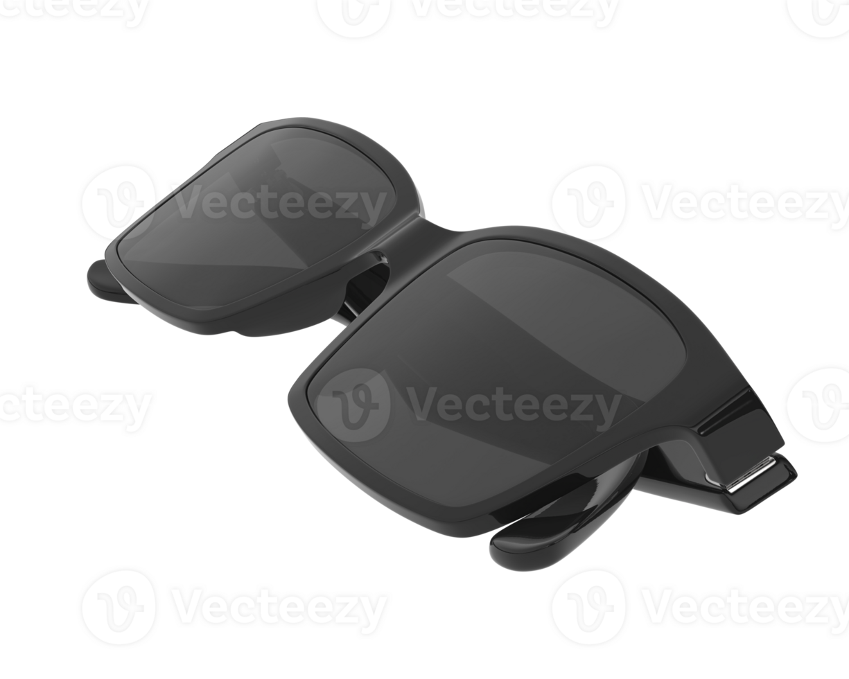 Glasses isolated on background. 3d rendering - illustration png