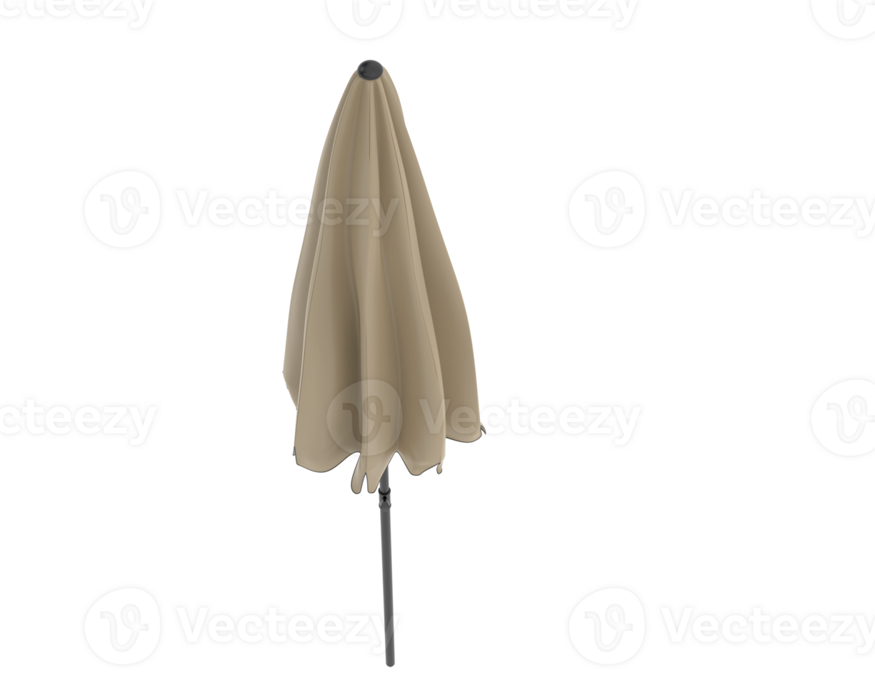 Umbrella isolated on background. 3d rendering - illustration png