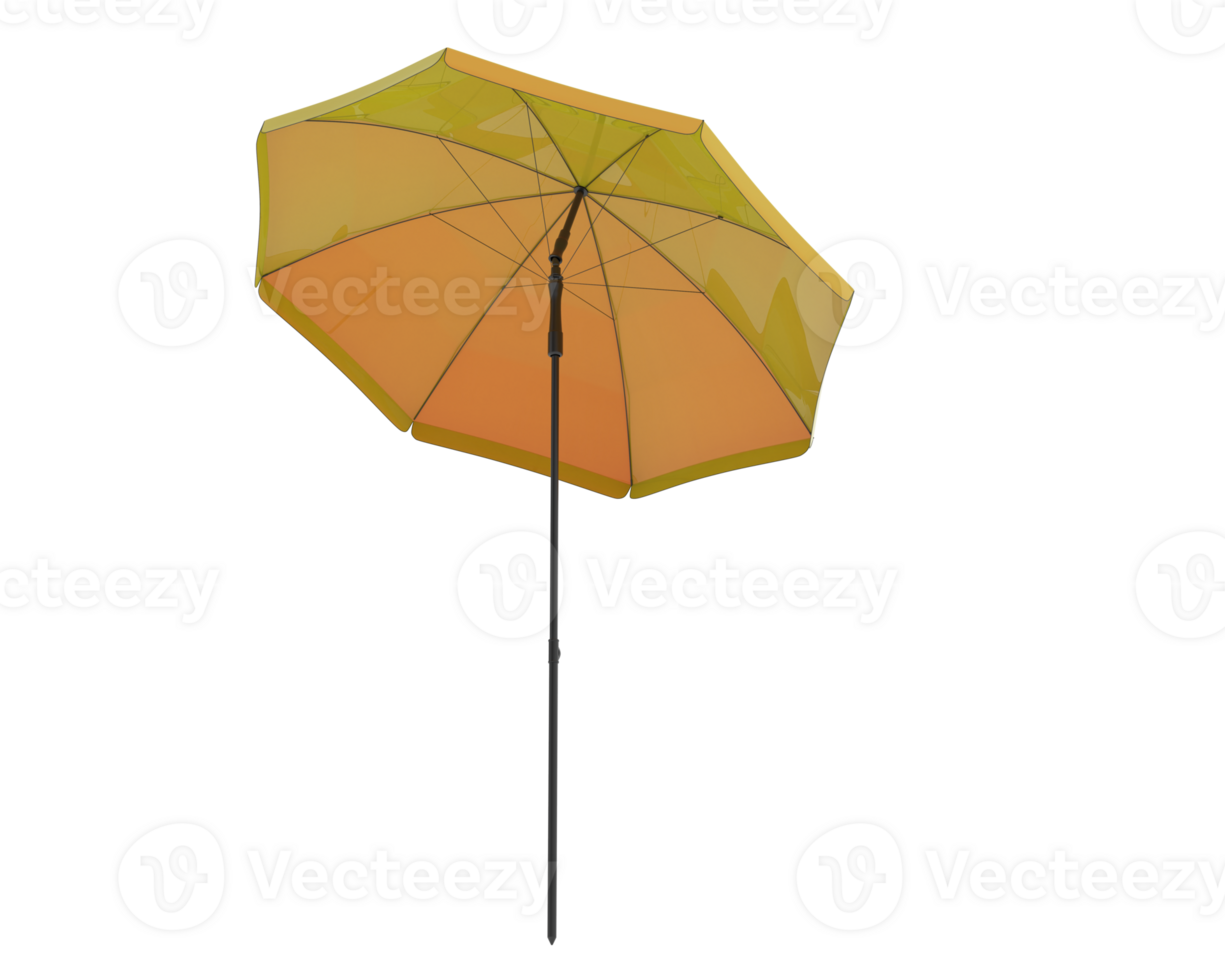 Umbrella isolated on background. 3d rendering - illustration png