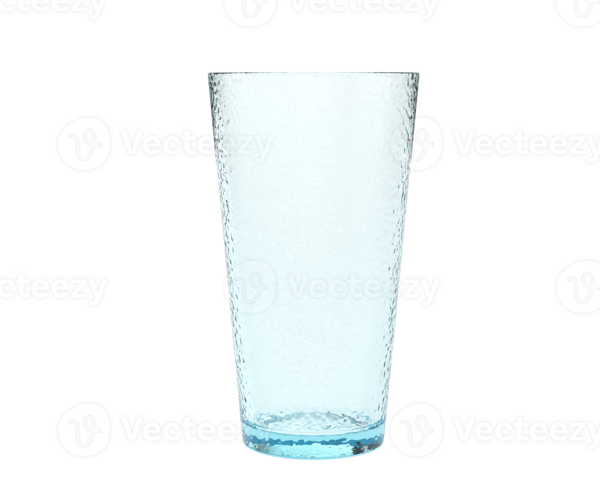 Pint glass isolated on background. 3d rendering - illustration png