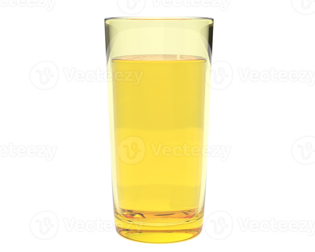 Glass isolated on background. 3d rendering - illustration png