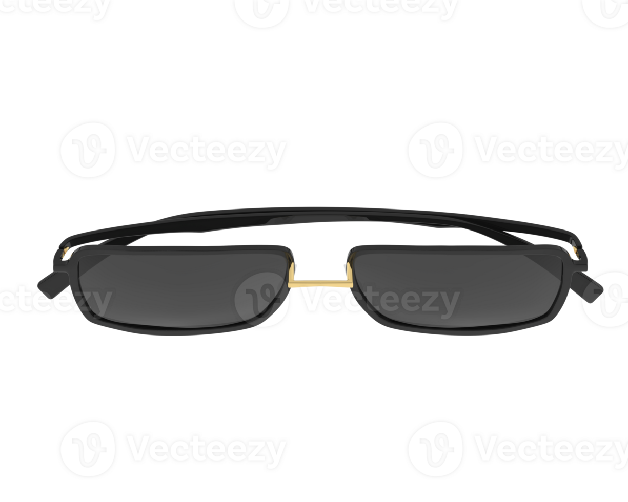 Sun glasses isolated on background. 3d rendering - illustration png