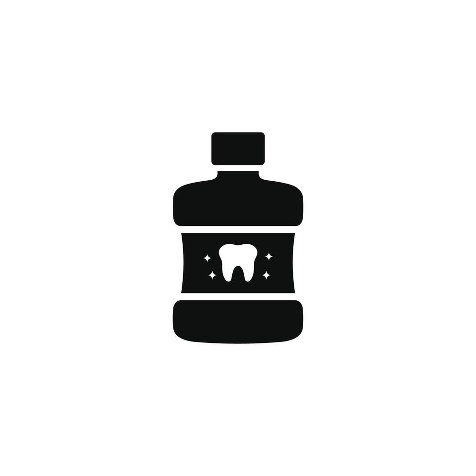 Mouthwash icon isolated on white background vector