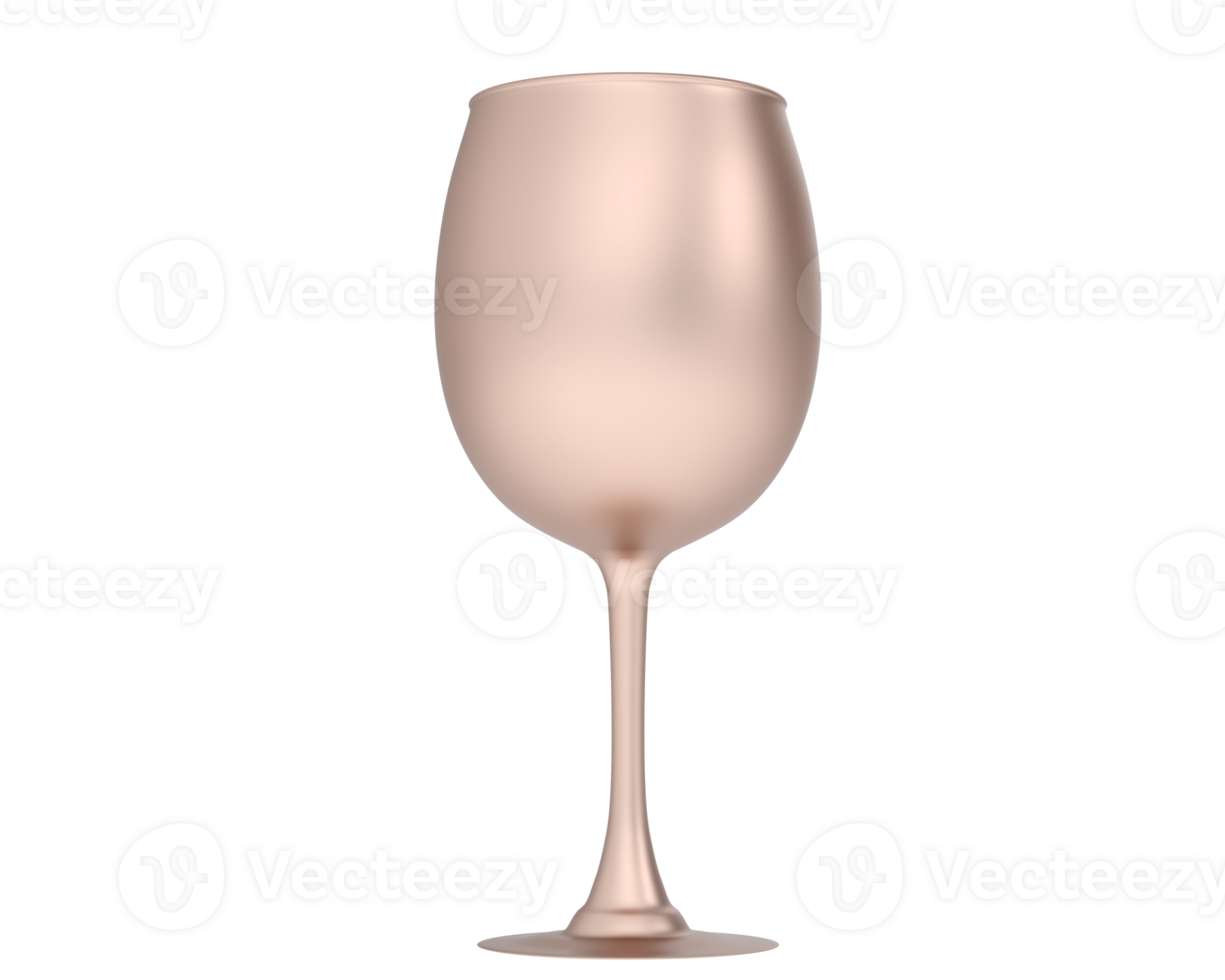 Glass isolated on background. 3d rendering - illustration png