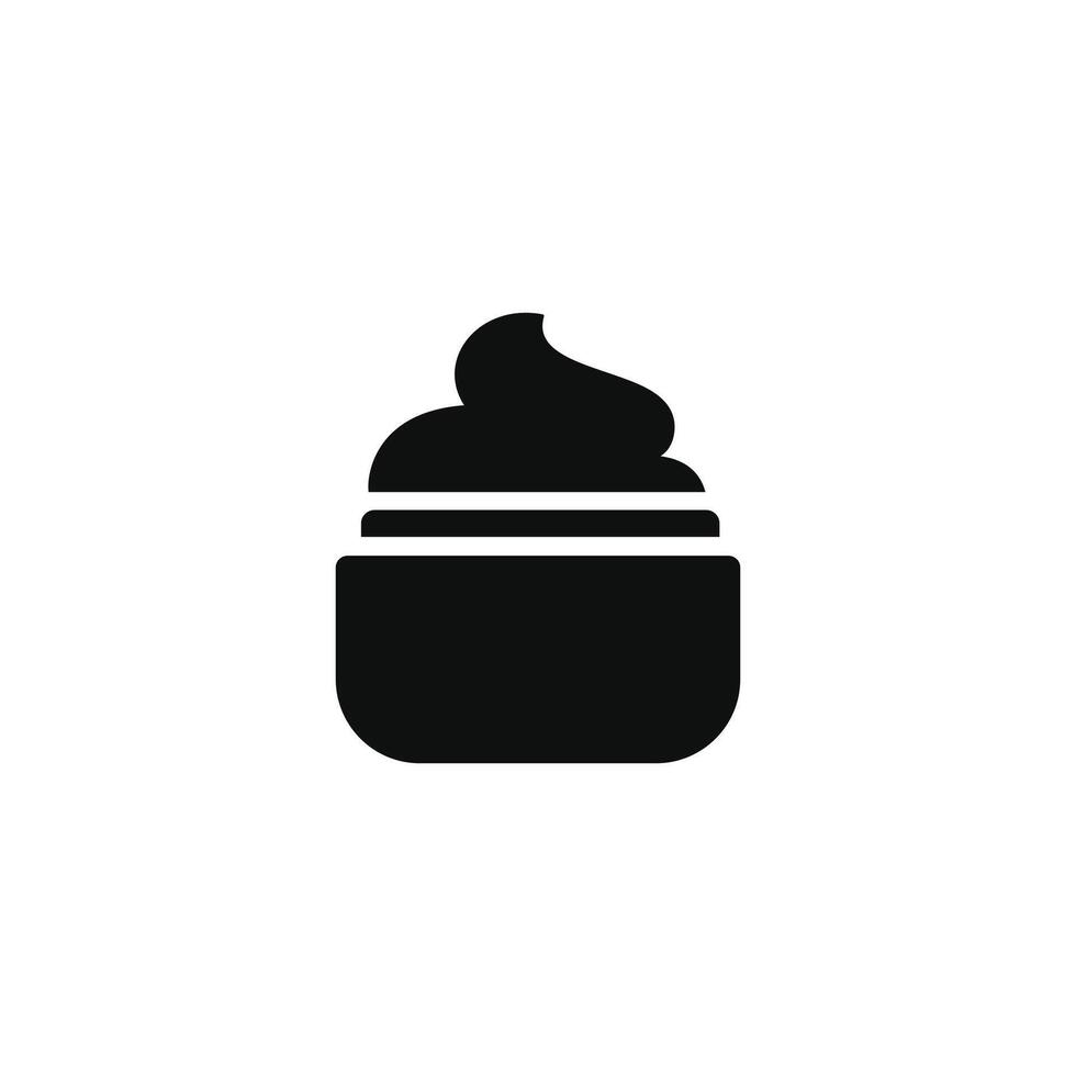 Shaving cream icon isolated on white background vector