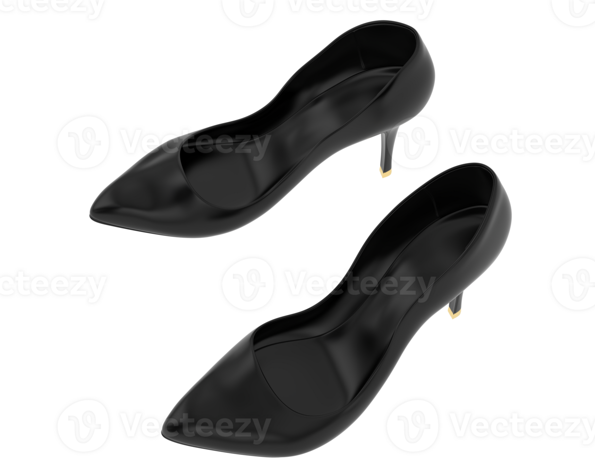 Women shoes isolated on background. 3d rendering - illustration png