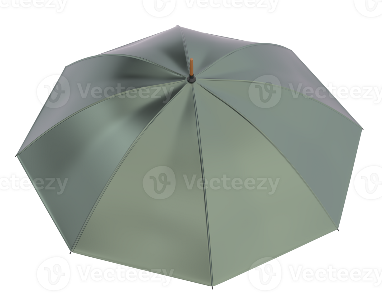 Beach umbrella isolated on background. 3d rendering - illustration png