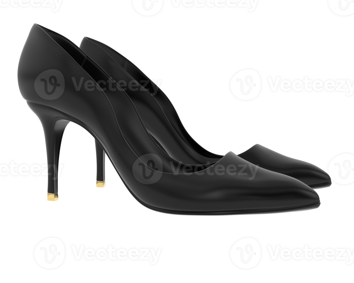 Women shoes isolated on background. 3d rendering - illustration png