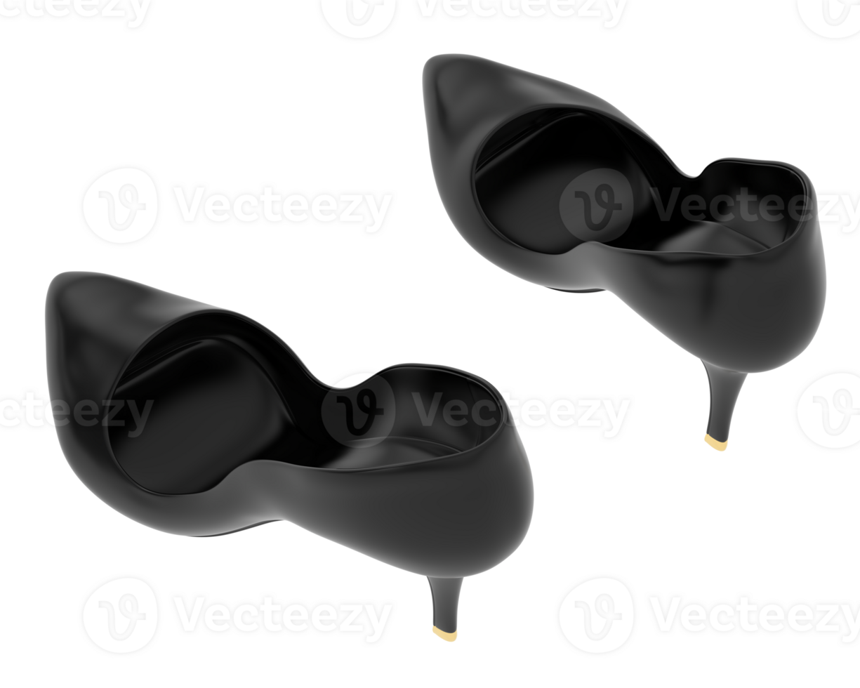 Women shoes isolated on background. 3d rendering - illustration png