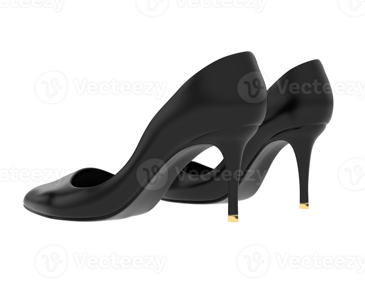 Women shoes isolated on background. 3d rendering - illustration png
