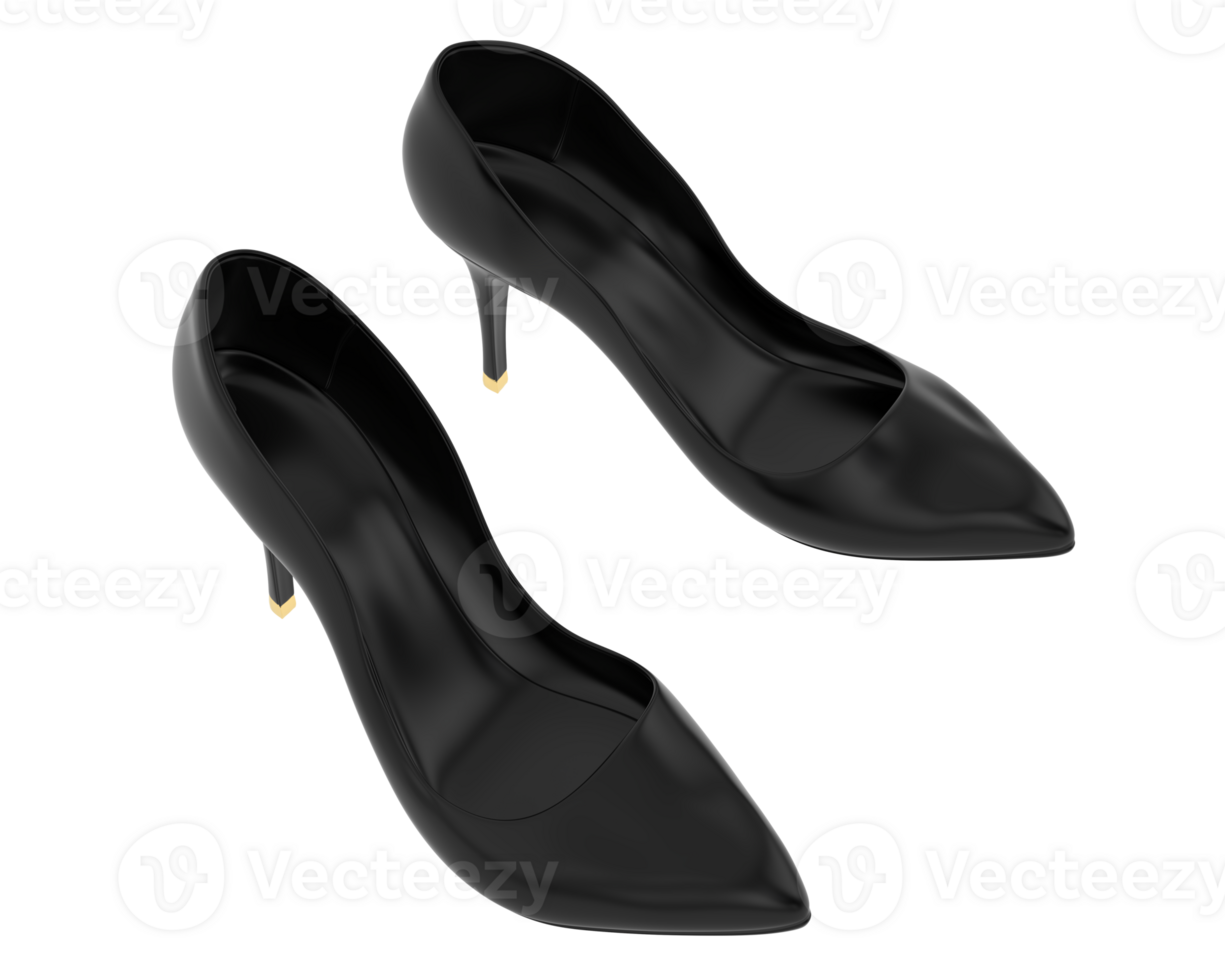 Women shoes isolated on background. 3d rendering - illustration png