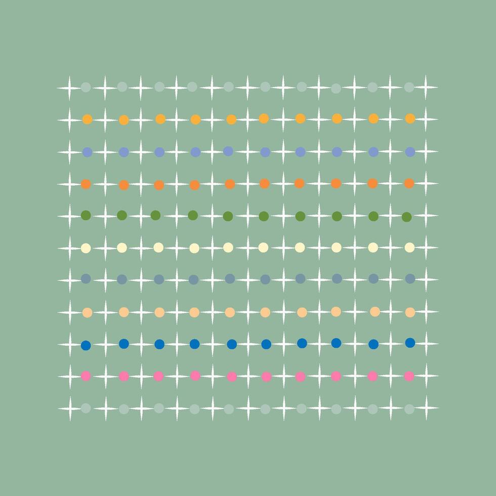 Abstract illustration, geometric pattern, green background vector