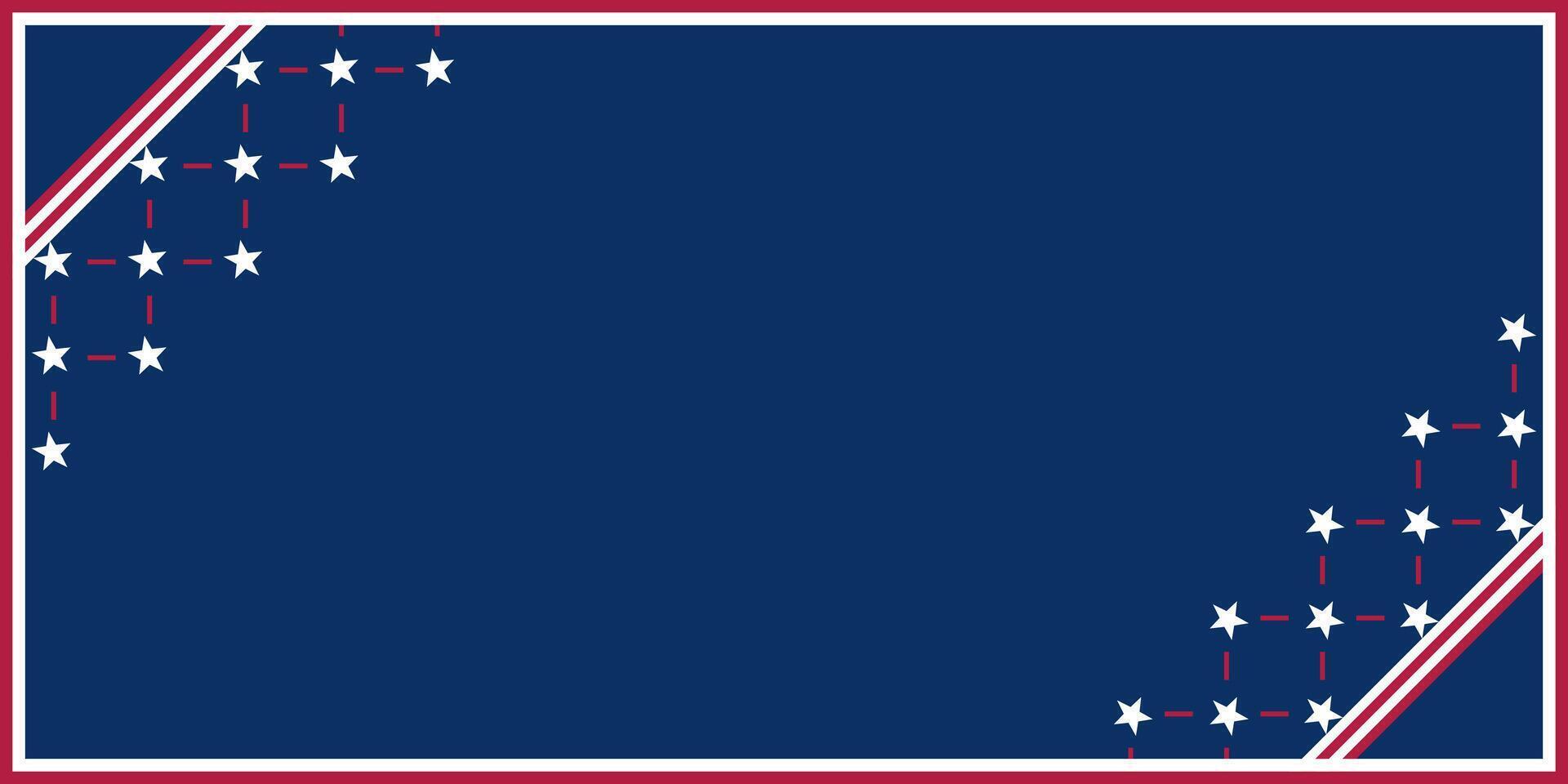 American independence day banner free copy space area. templates for your various designs vector
