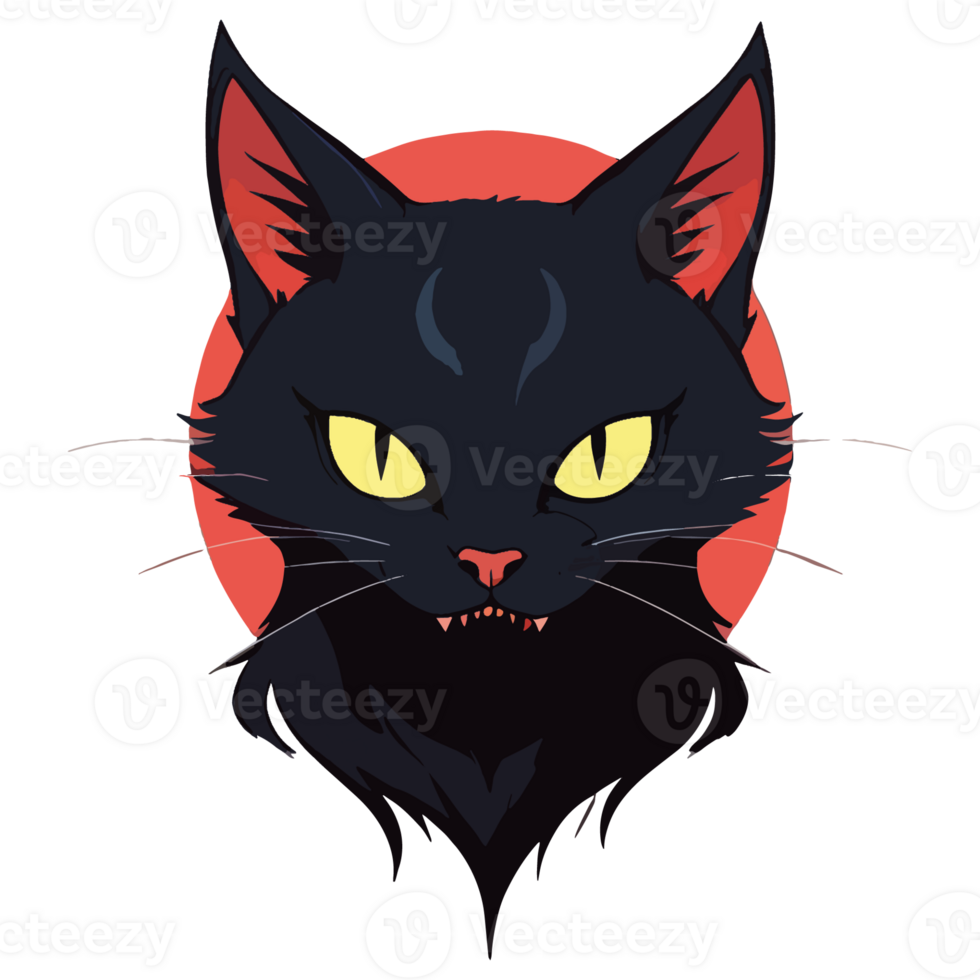 cat's head from the darkness png