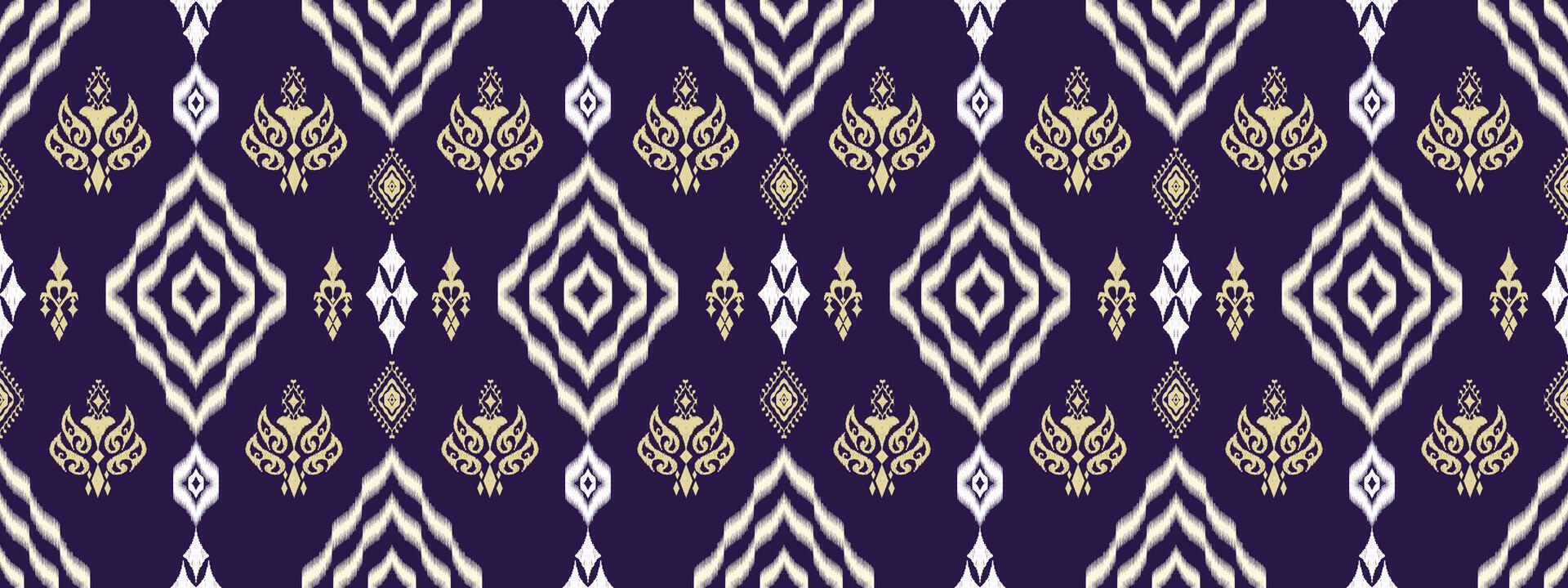 Geometric ethnic oriental traditional art pattern.Figure tribal embroidery style.Design for background,wallpaper,clothing,wrapping,fabric,element, illustration. vector
