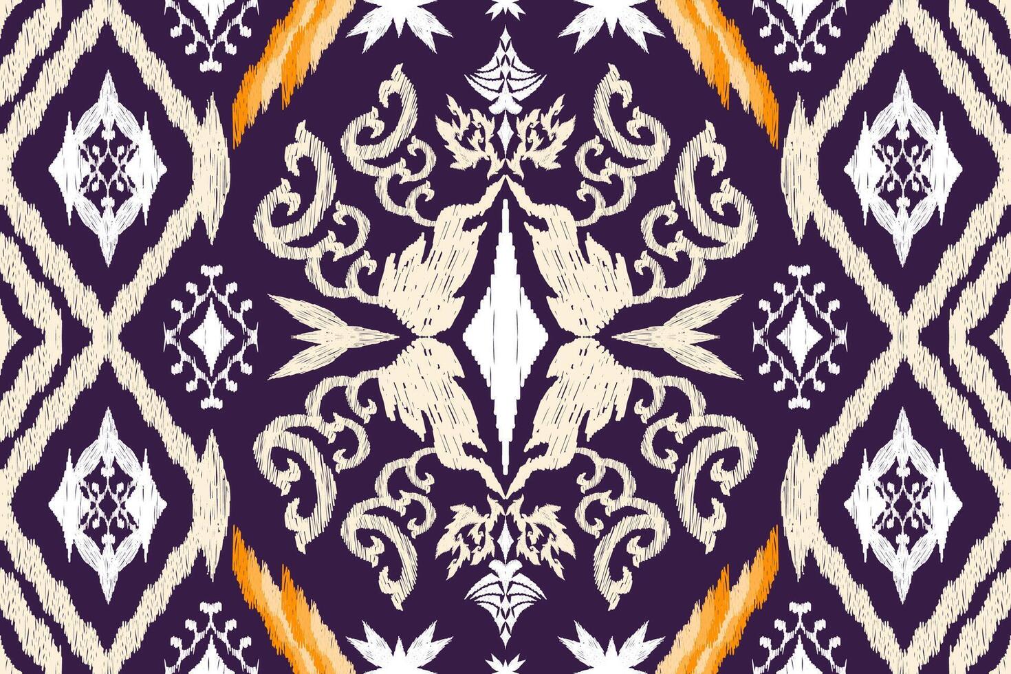 Geometric ethnic oriental traditional art pattern.Figure tribal embroidery style.Design for background,wallpaper,clothing,wrapping,fabric,element, illustration. vector