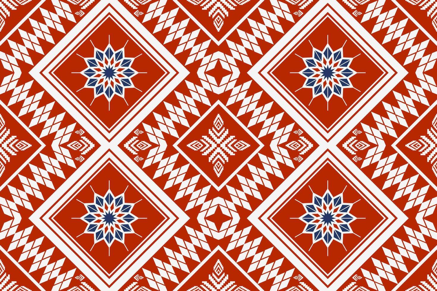 Geometric ethnic oriental traditional art pattern.Figure tribal embroidery style.Design for background,wallpaper,clothing,wrapping,fabric,element, illustration. vector