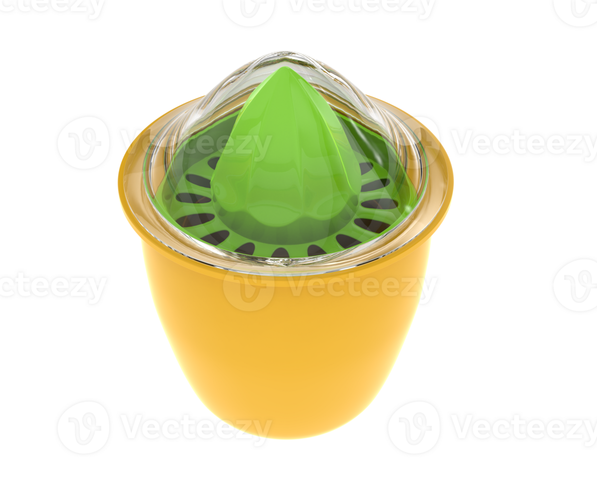 Juice maker isolated on background. 3d rendering - illustration png
