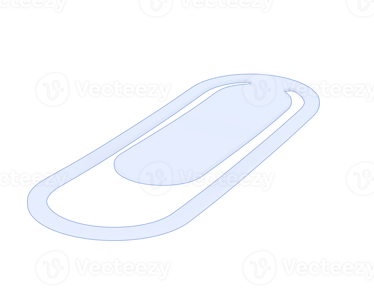 Bookmark isolated on background. 3d rendering - illustration png