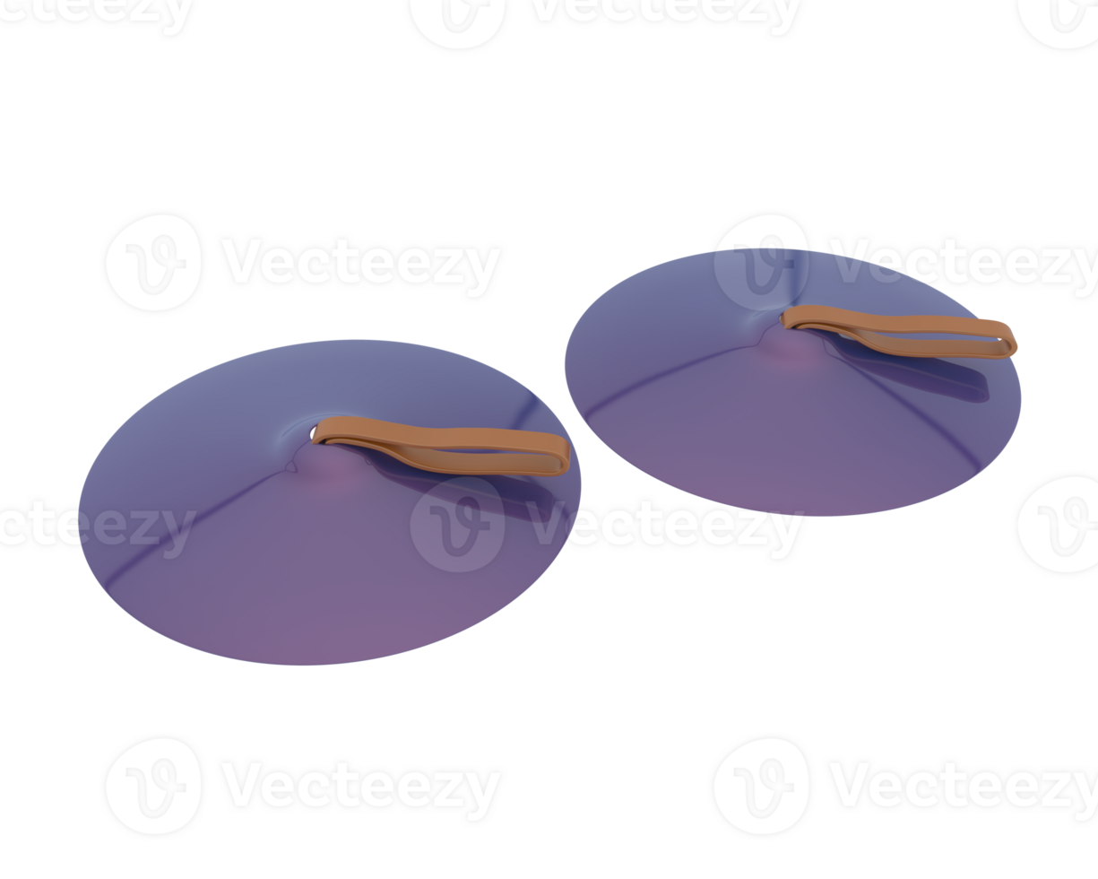 Cymbal isolated on background. 3d rendering - illustration png