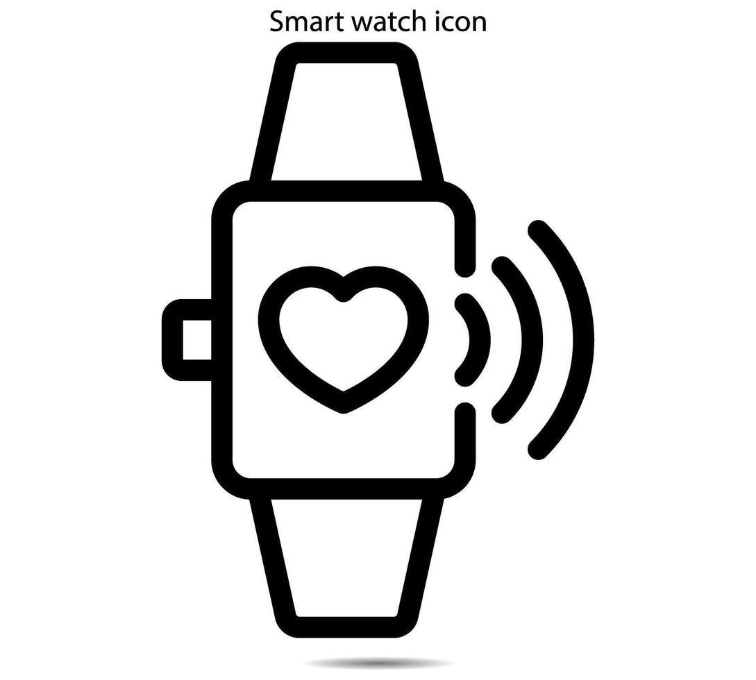 Smart watch icon vector