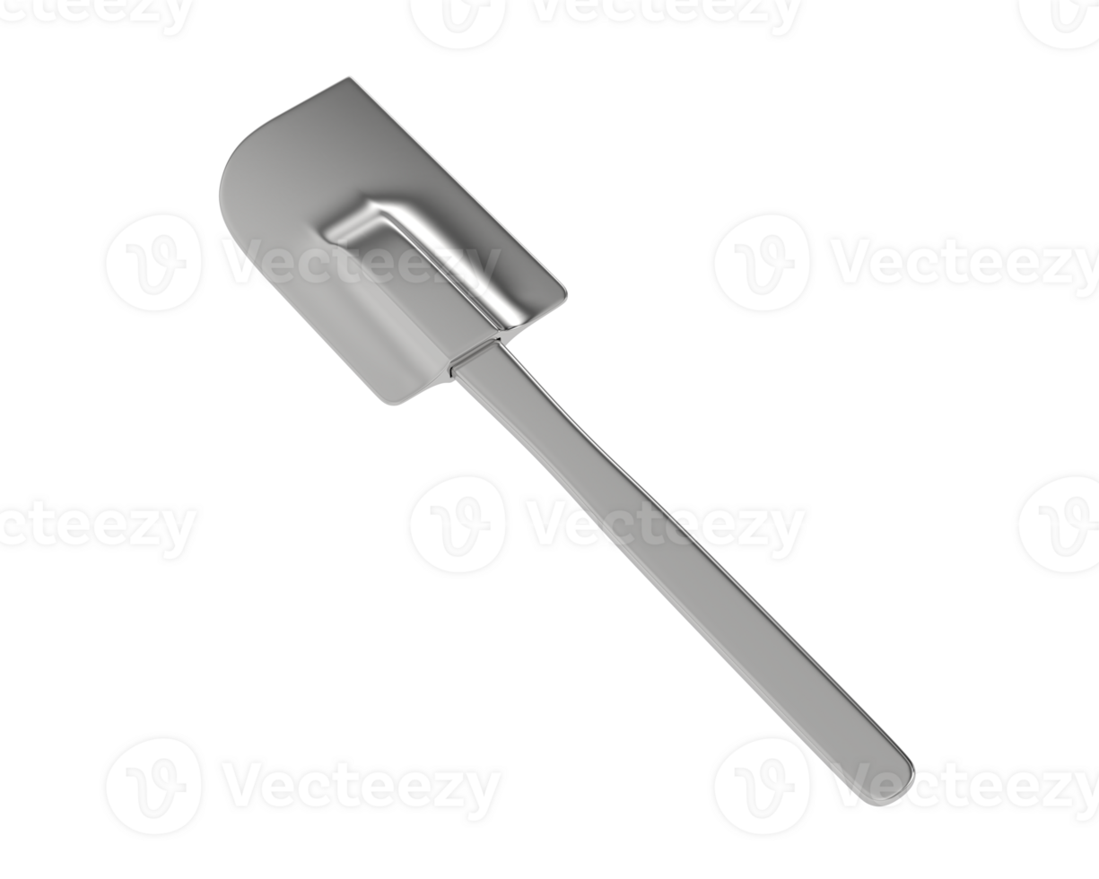 Spatula isolated on background. 3d rendering - illustration png