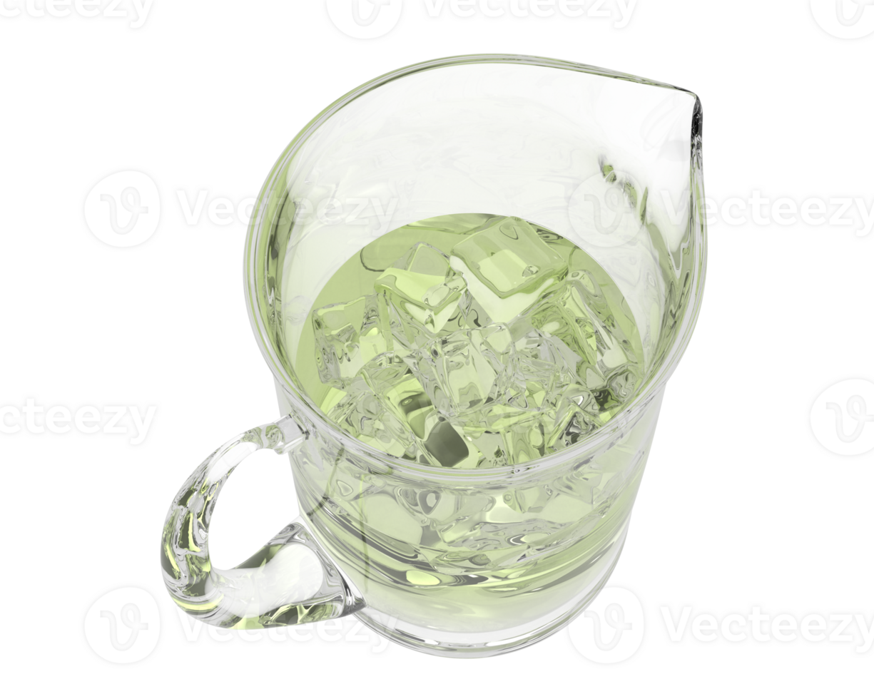 Water pitcher isolated on background. 3d rendering - illustration png
