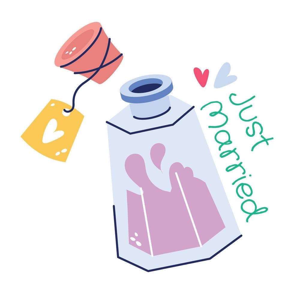 Trendy Love Potion vector